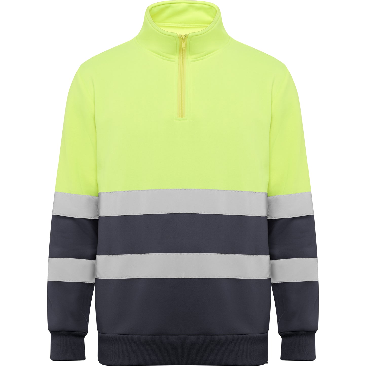 SUDADERA ALTA VISIBILIDAD CON CREMALLERA SPICA