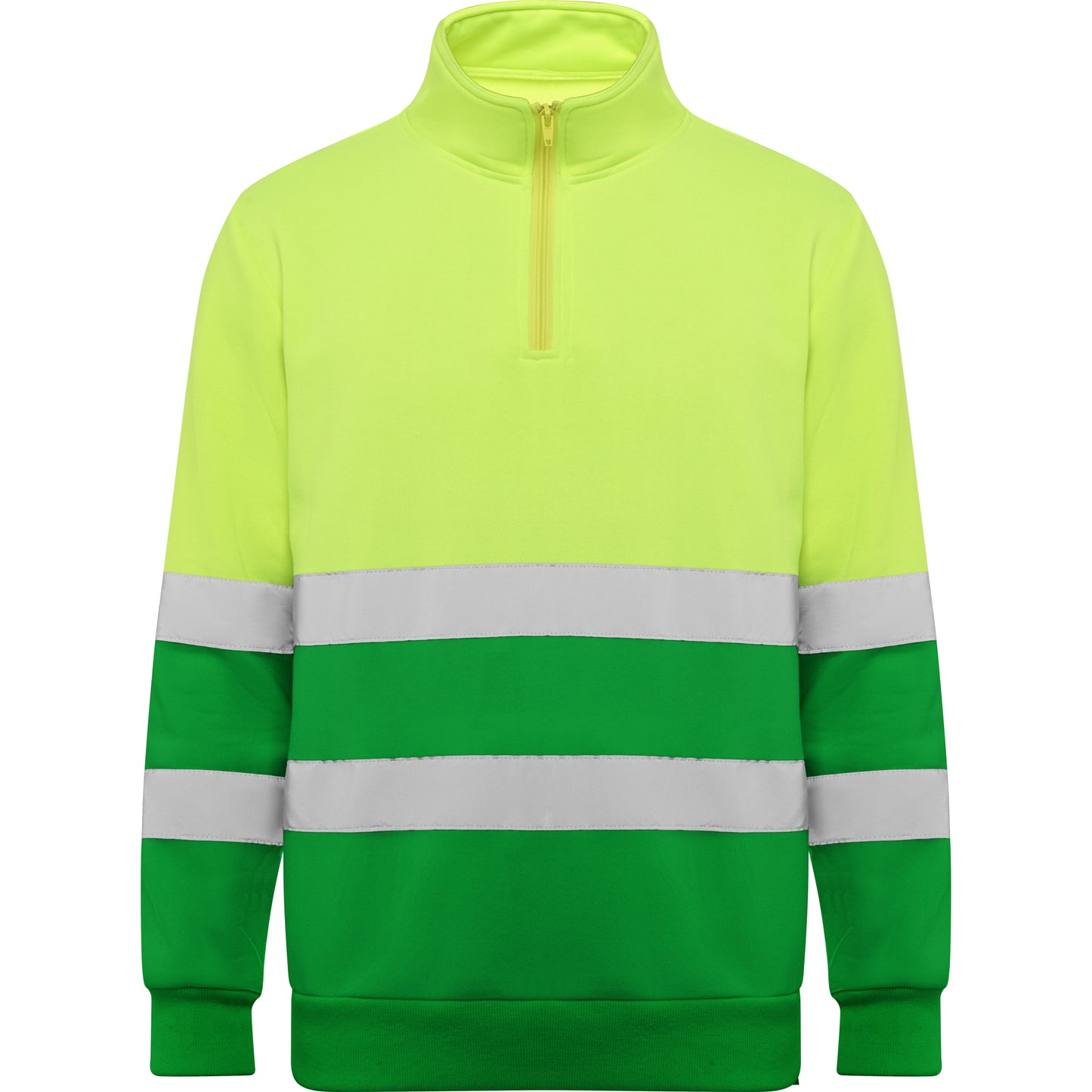 SUDADERA ALTA VISIBILIDAD CON CREMALLERA SPICA