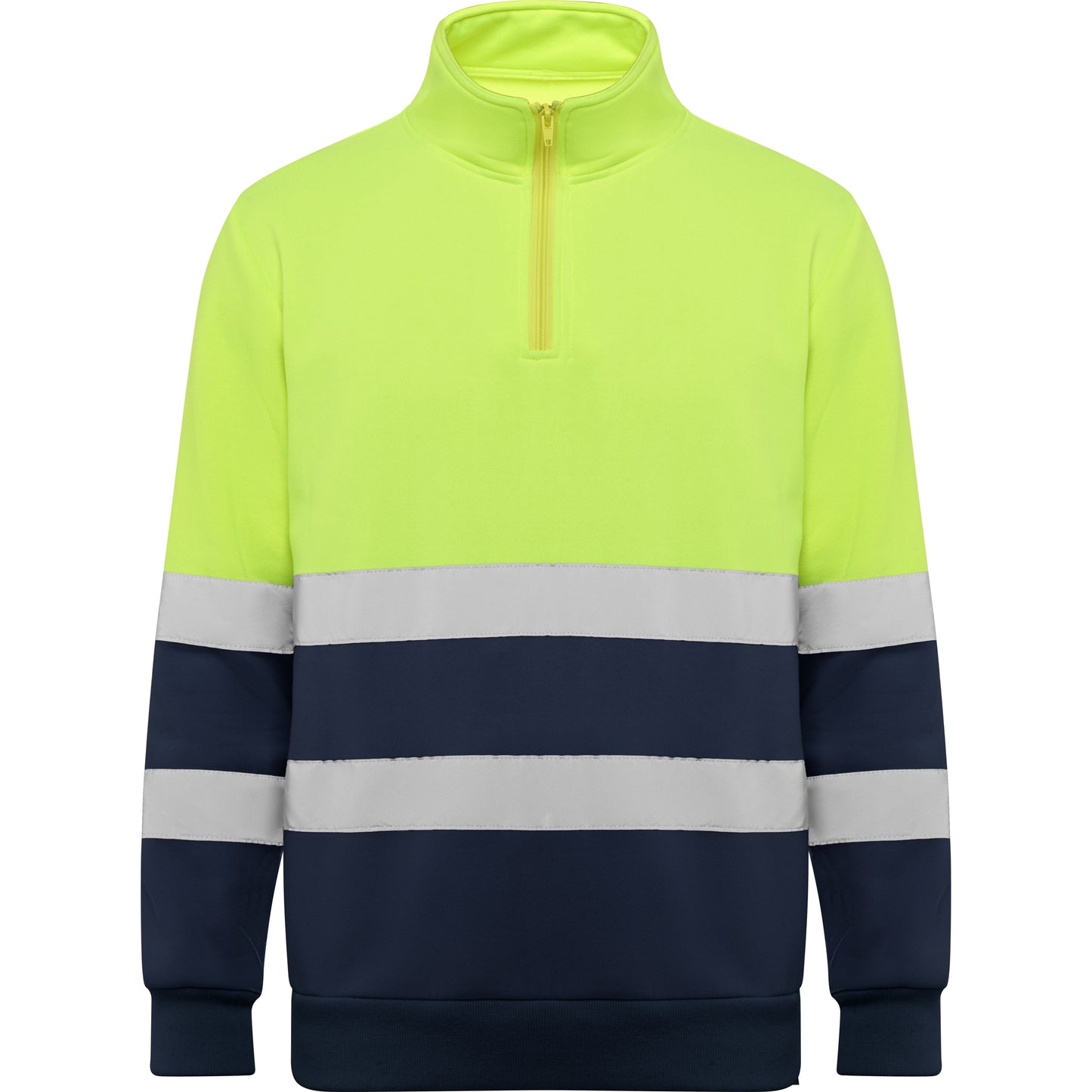 SUDADERA ALTA VISIBILIDAD CON CREMALLERA SPICA
