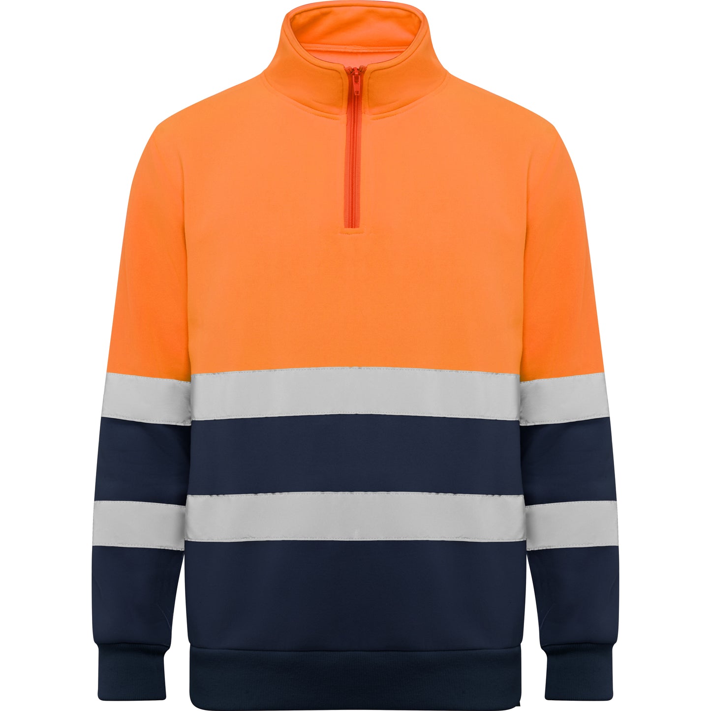 SUDADERA ALTA VISIBILIDAD CON CREMALLERA SPICA