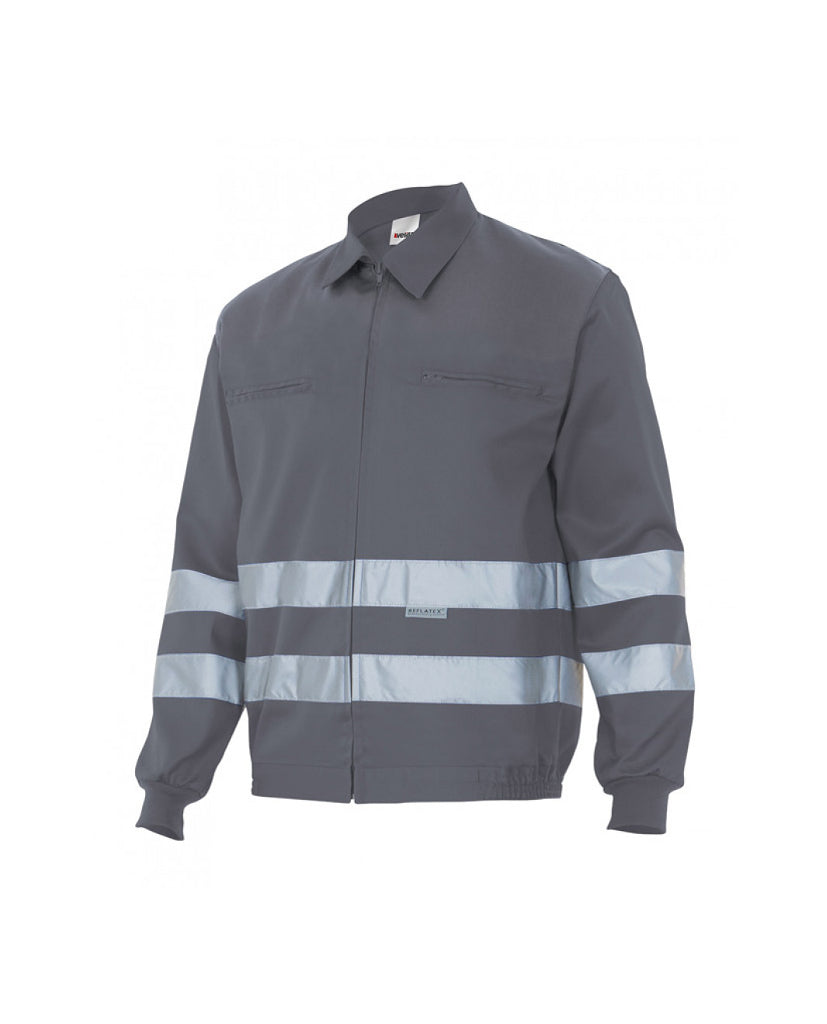 Chaqueta alta visibilidad 154 gris 8