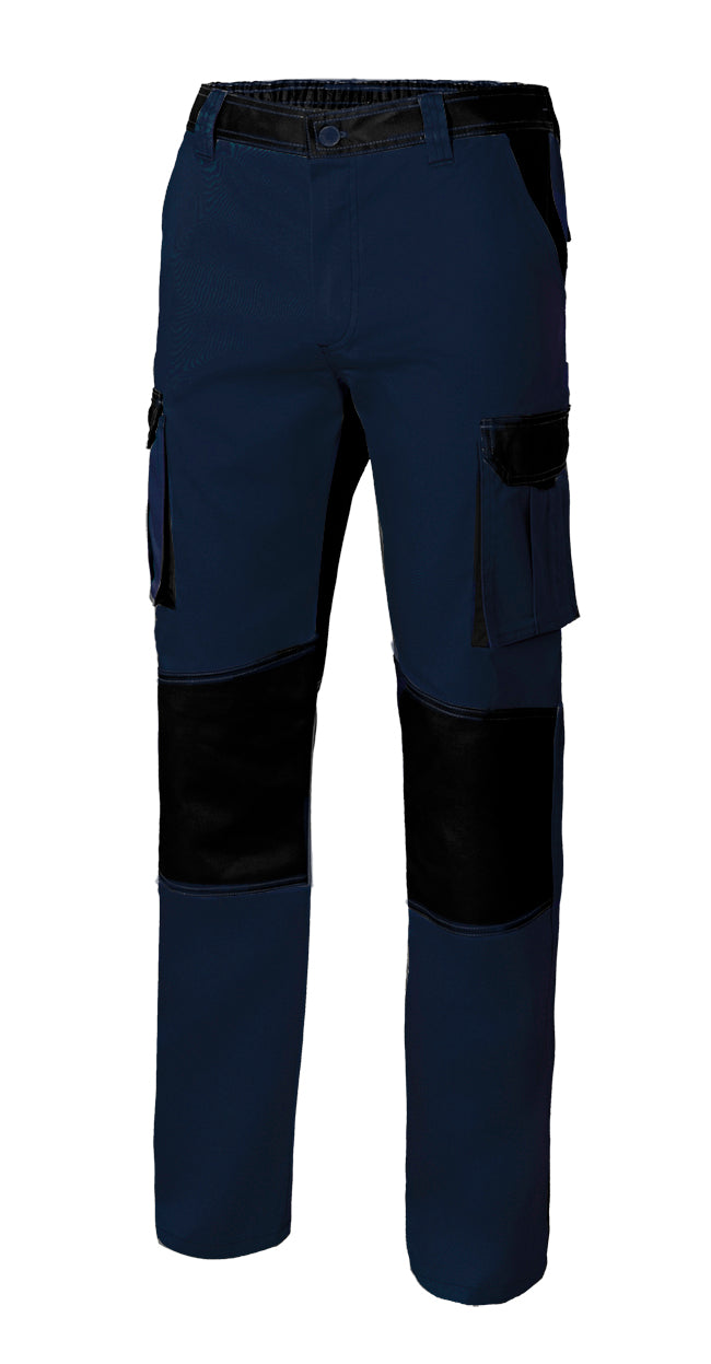 PANTALÓN STRETCH BICOLOR MULTIBOLSILLOS