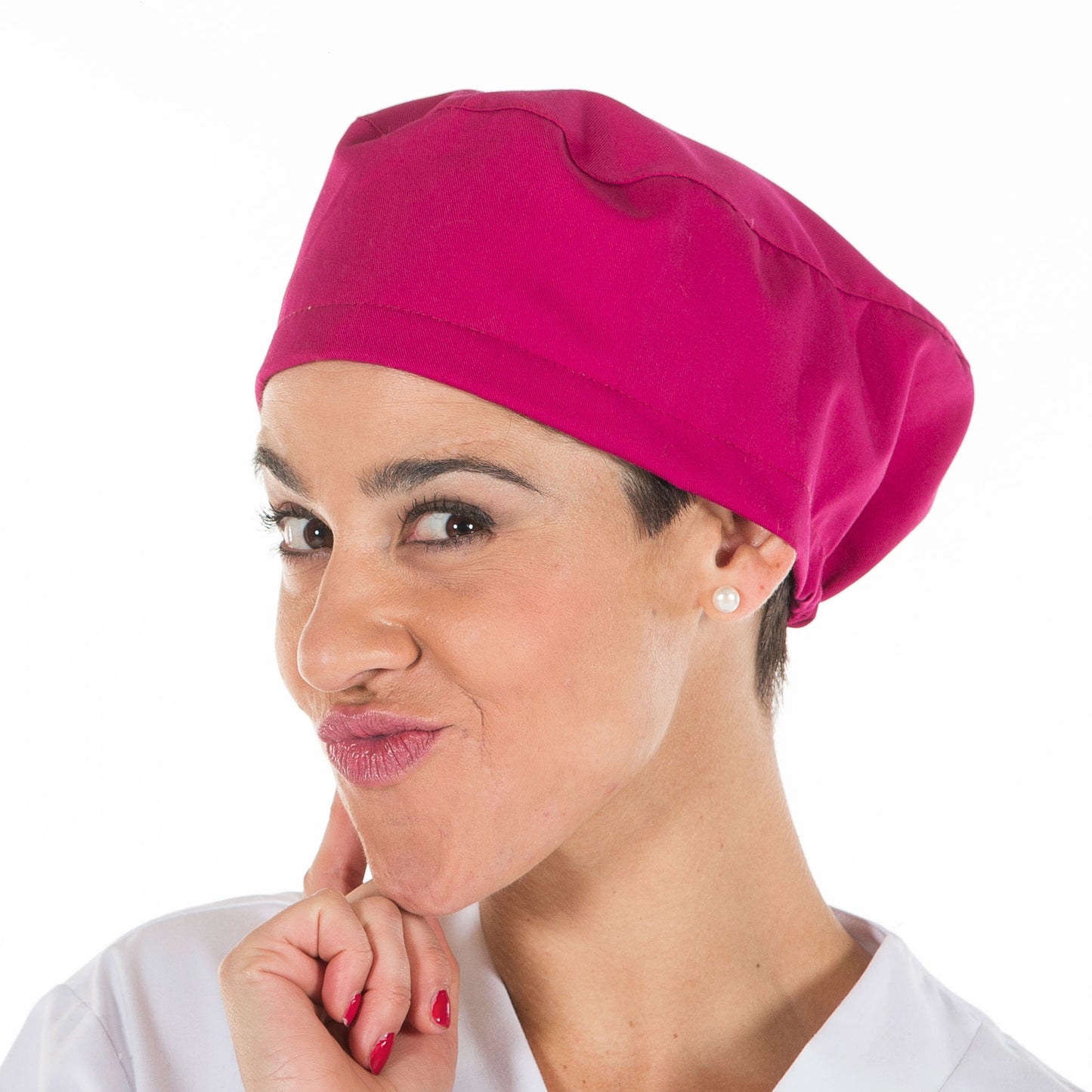 GORRO GOMA MICROFIBRA ANTIBACTERIAS COLORES