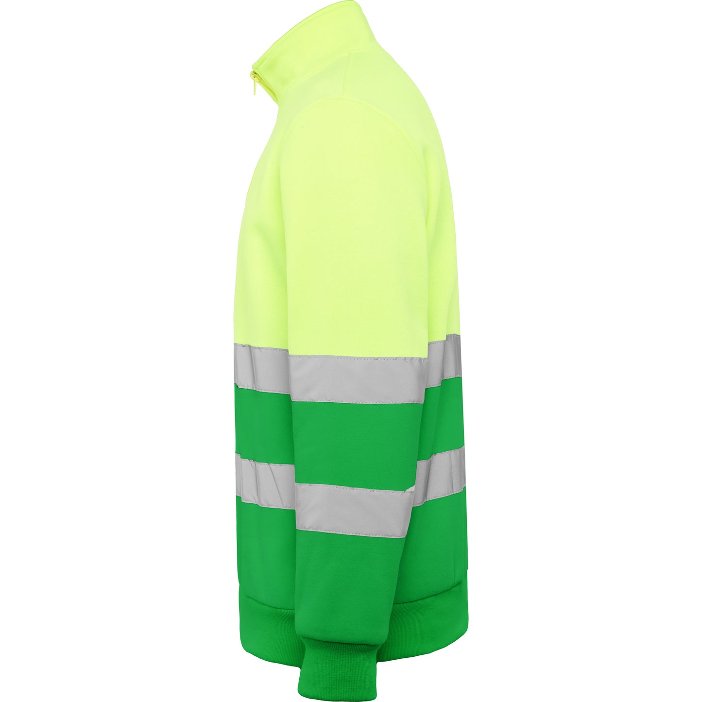 SUDADERA ALTA VISIBILIDAD CON CREMALLERA SPICA