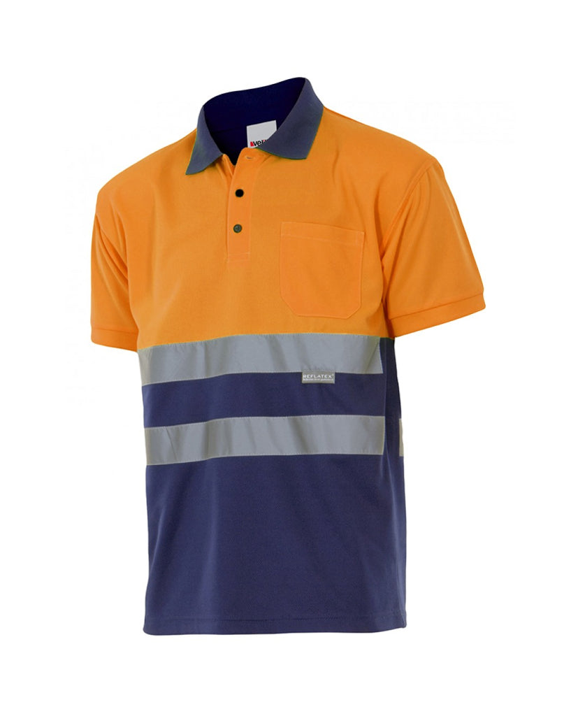 Polar alta visibilidad 173 naranja - azul marino 210