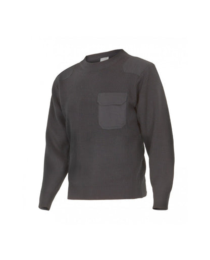 JERSEY DE PUNTO GRUESO Y CUELLO REDONDO 100