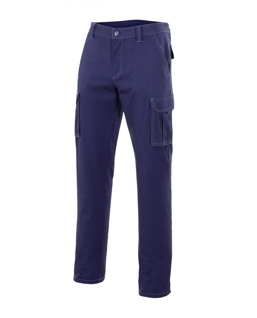 Pantalón multibolsillo serie 103001 azul marino