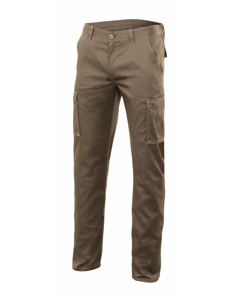 Pantalón strech multibolsillos serie 103002s color 46 beige arema