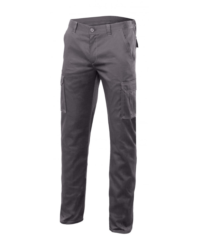 Pantalón strech multibolsillos serie 103002s color 8 gris