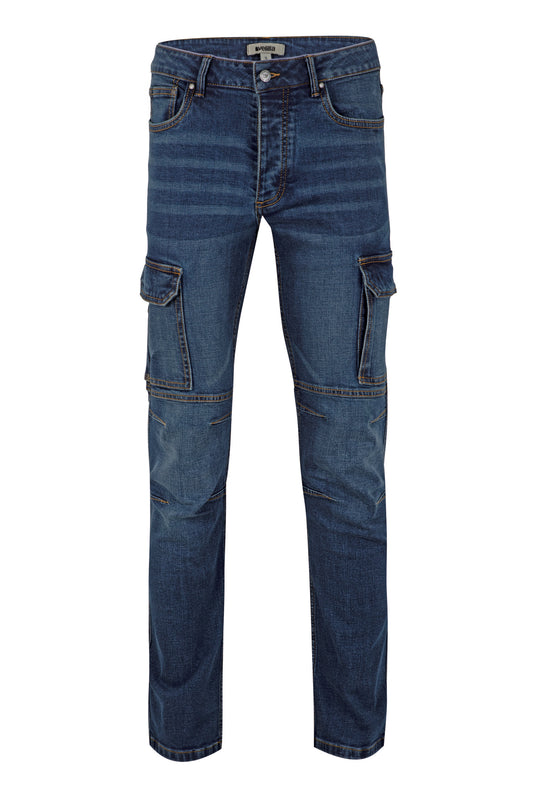 PANTALÓN DENIM STRETCH MULTIBOLSILLOS