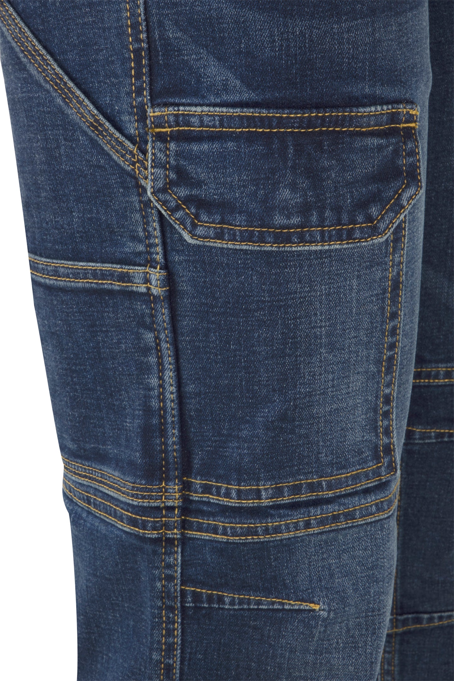 PANTALÓN DENIM STRETCH MULTIBOLSILLOS