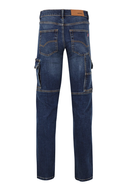 PANTALÓN DENIM STRETCH MULTIBOLSILLOS