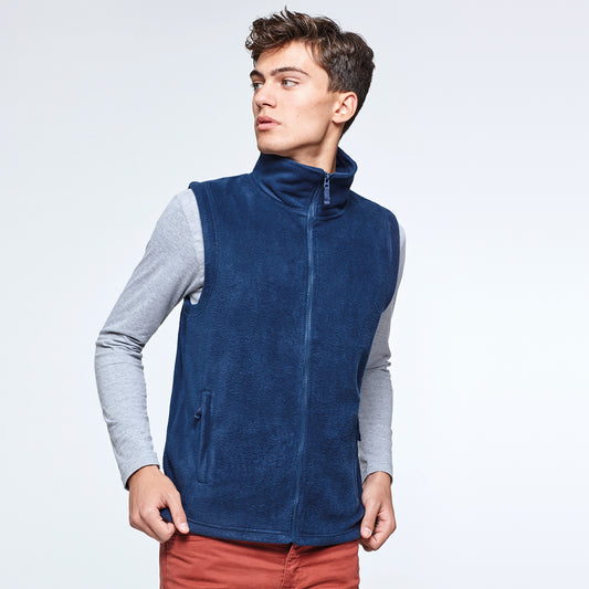 CHALECO POLAR CON CUELLO ALTO MODELO BELLAGIO