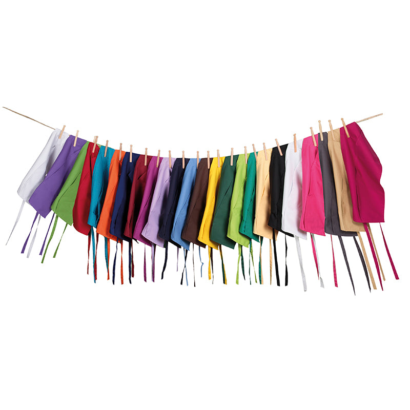 DELANTAL CORTO MONEDERO BOLSILLO COLORES