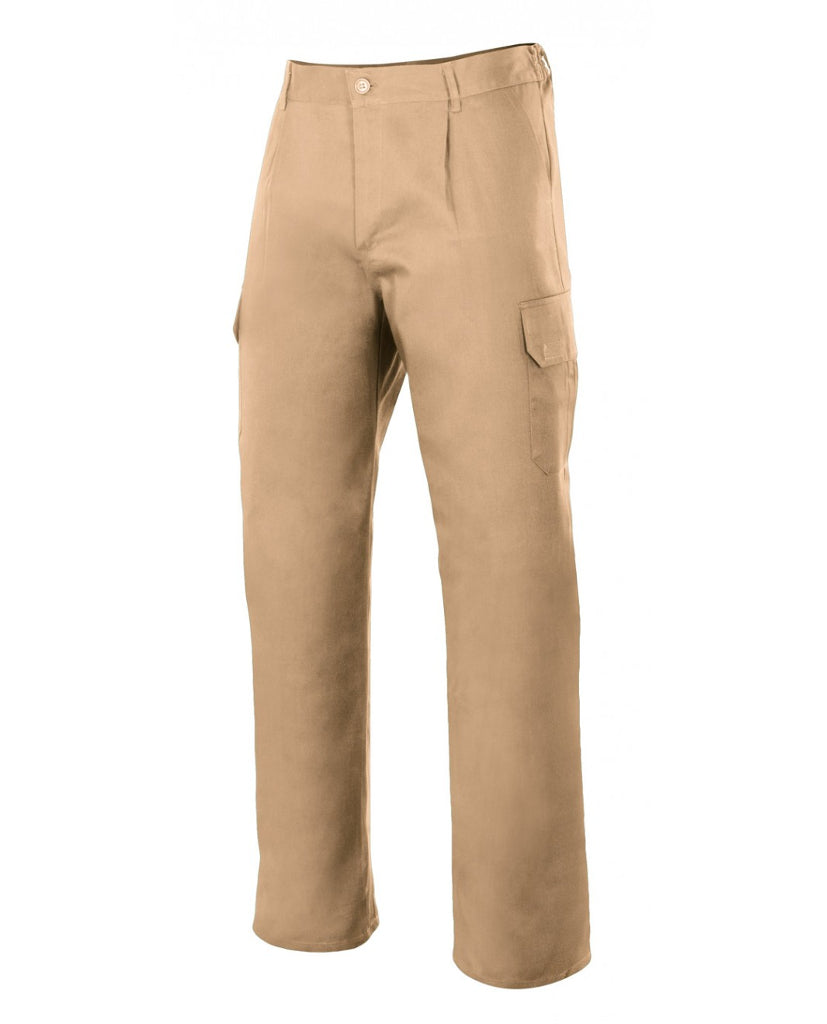 Pantalón multibolsillo serie 345 beige