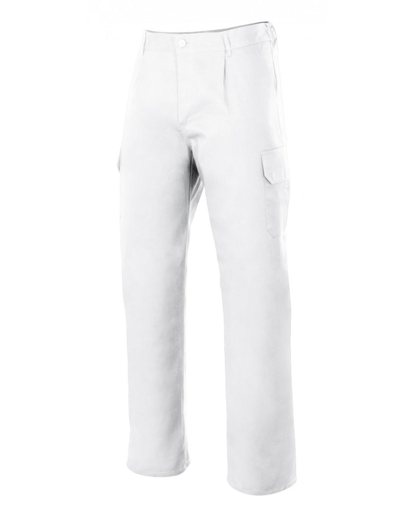 Pantalón multibolsillo serie 345 blanco