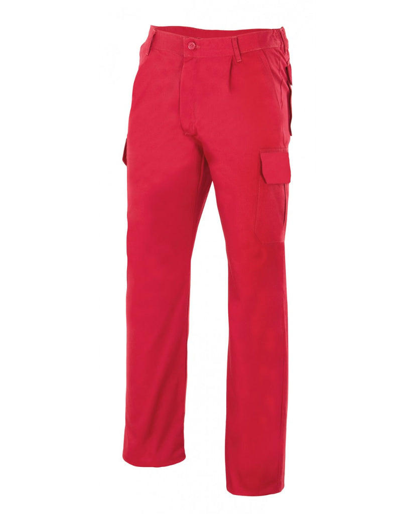 Pantalón multibolsillo serie 345 rojo