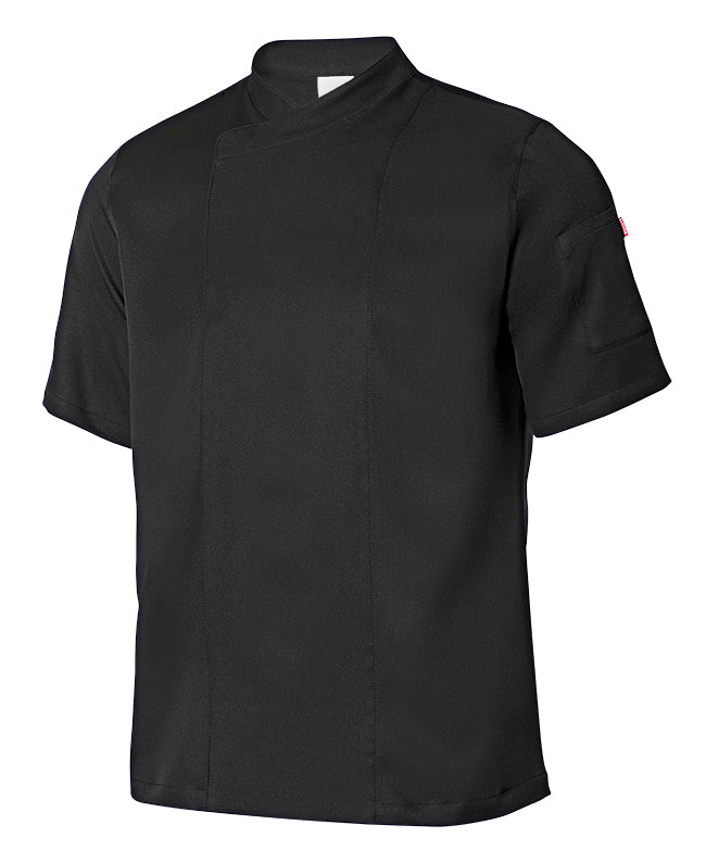CHAQUETA COCINA UNISEX MICROFIBRA MANGA CORTA V