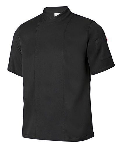 CHAQUETA COCINA UNISEX MICROFIBRA MANGA CORTA V