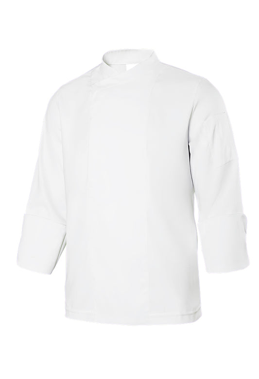 CHAQUETA COCINA UNISEX MICROFIBRA MANGA LARGA V