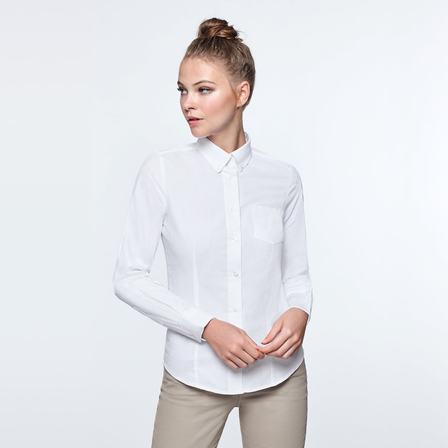 CAMISA DE MUJER TEJIDO OXFORD