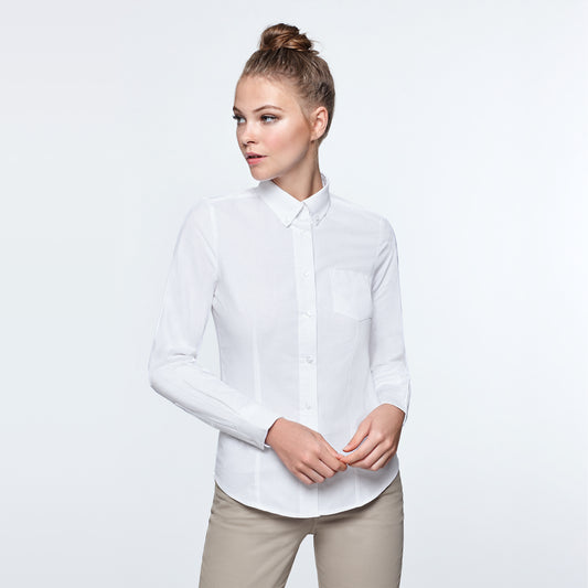 CAMISA DE MUJER TEJIDO OXFORD