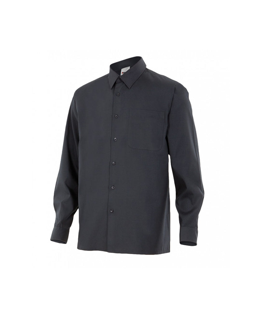 Camisa serie 529 manga larga negra