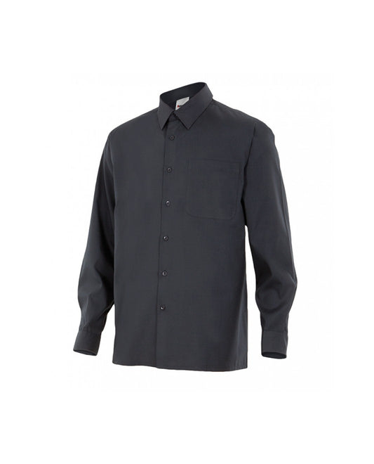 Camisa serie 529 manga larga negra