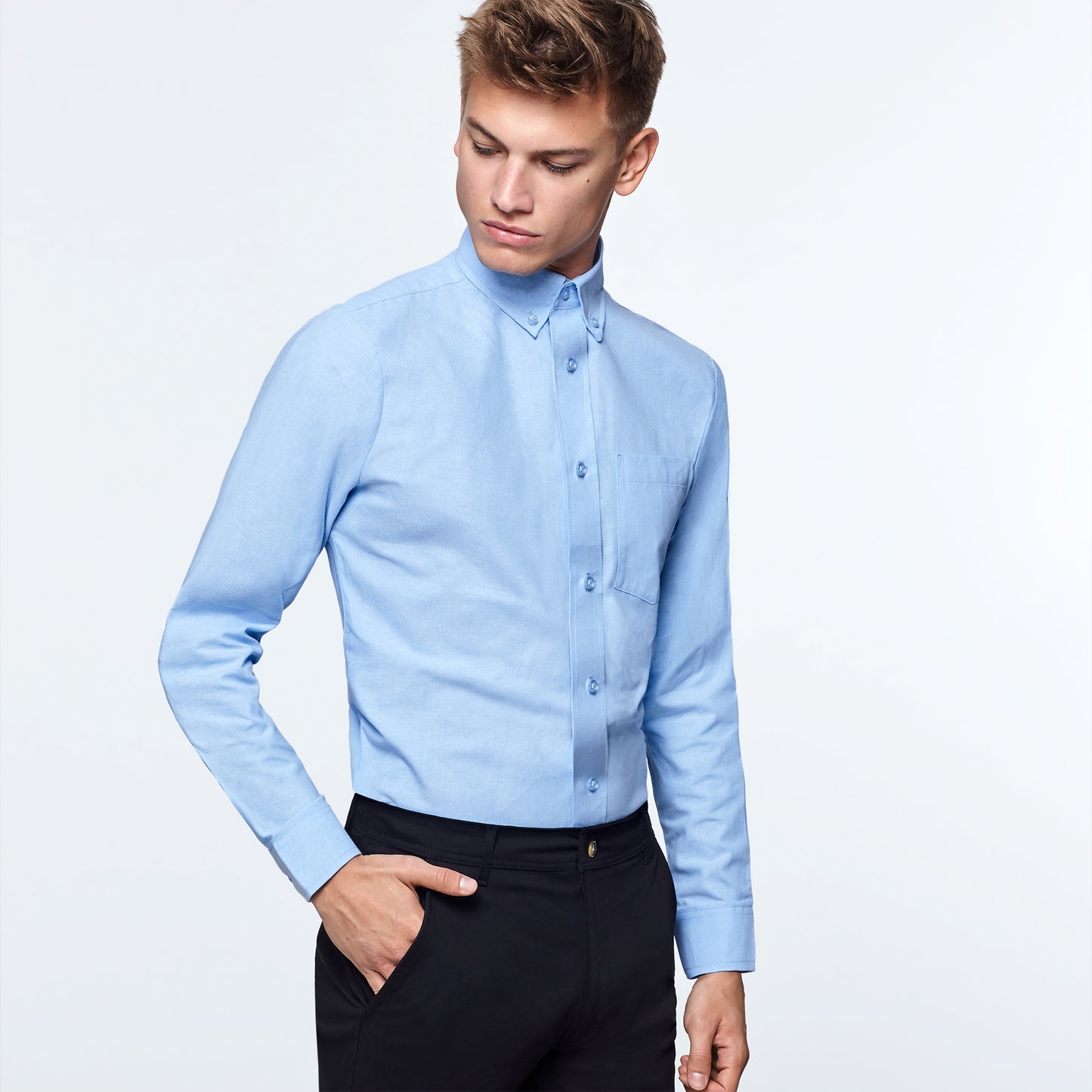 CAMISA DE HOMBRE TEJIDO OXFORD