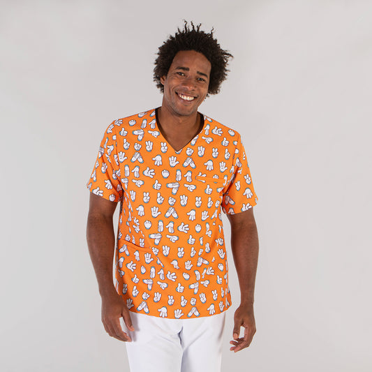 BLUSA MANGA CORTA PIJAMA MICROFIBRA MANOS