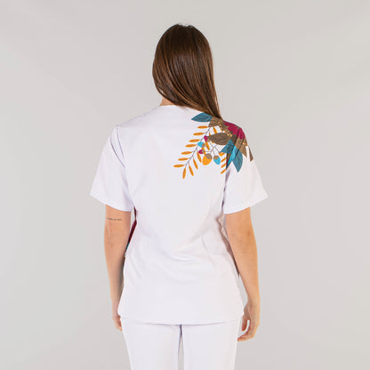 BLUSA MANGA CORTA PIJAMA MICROFIBRA ESPIGA
