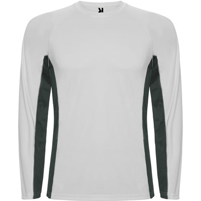 SHANGHAI L/S - BLANCO/PLOMO OSCURO