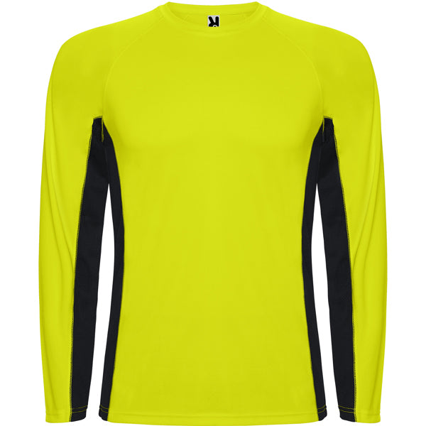 SHANGHAI L/S - AMARILLO FLUOR/ NEGRO
