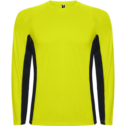 SHANGHAI L/S - AMARILLO FLUOR/ NEGRO