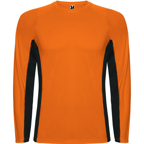 SHANGHAI L/S - NARANJA FLUOR/NEGRO