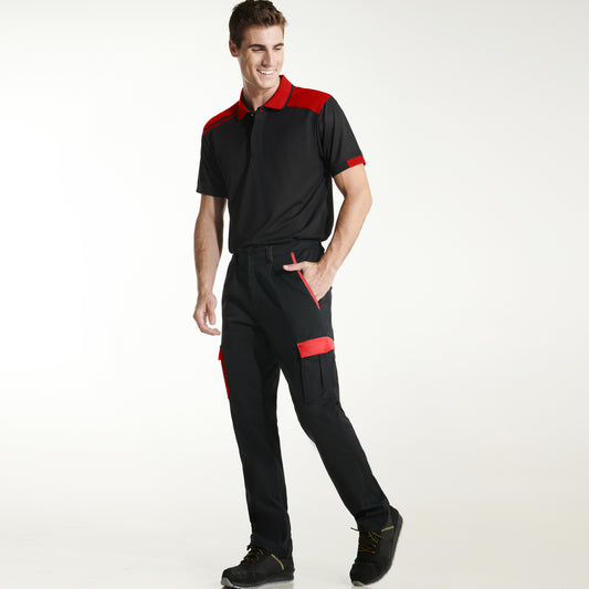 PANTALÓN LARGO MULTIBOLSILLOS COMBINADO TROOPER