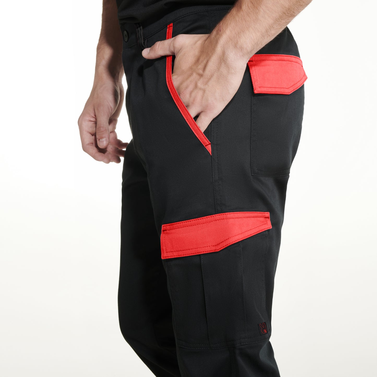 PANTALÓN LARGO MULTIBOLSILLOS COMBINADO TROOPER