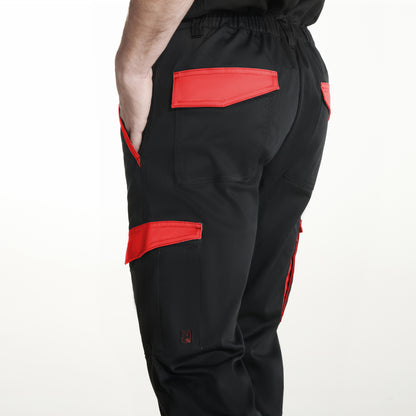 PANTALÓN LARGO MULTIBOLSILLOS COMBINADO TROOPER