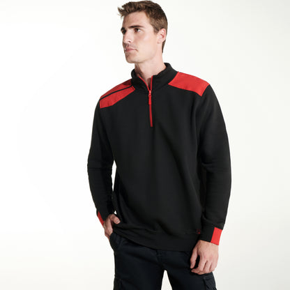 SUDADERA MEDIA CREMALLERA COMBI MAVERICK