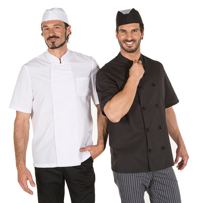CHAQUETA COCINA UNISEX POPELIN FINO M/C