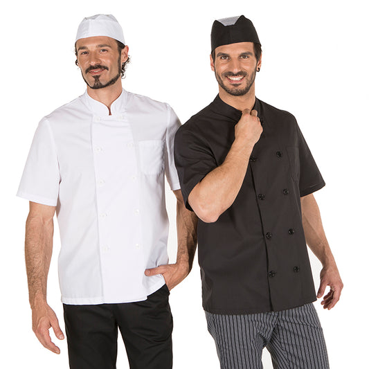 CHAQUETA COCINA UNISEX POPELIN FINO M/C