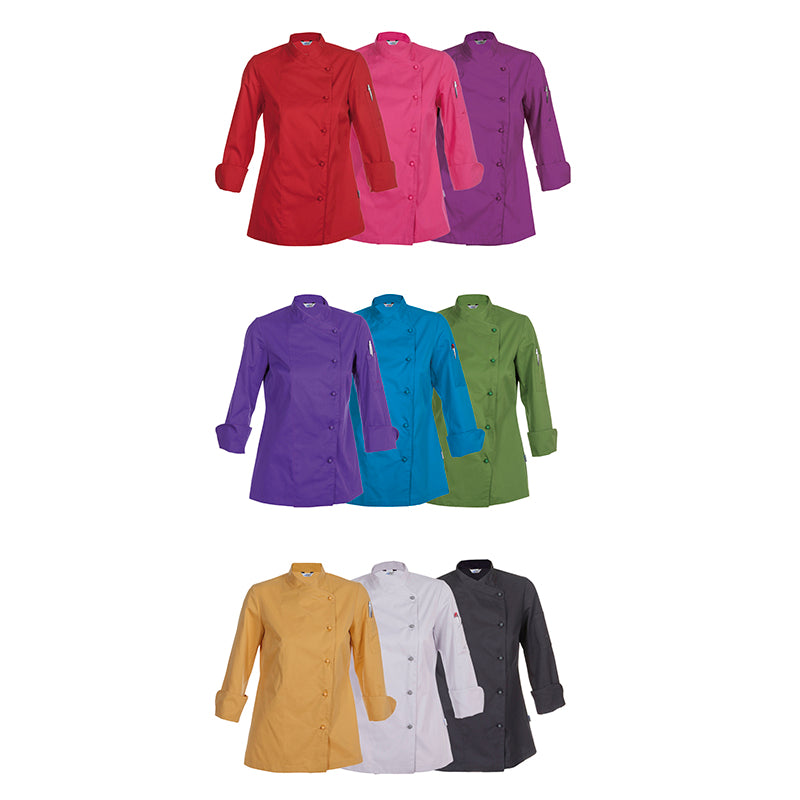 CHAQUETA COCINA MUJER SARGA CATANIA
