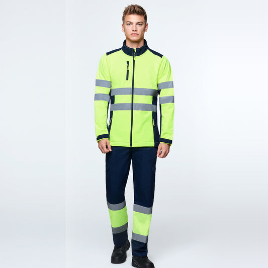 CHAQUETA SOFT SHELL DE ALTA VISIBILIDAD ANTARES