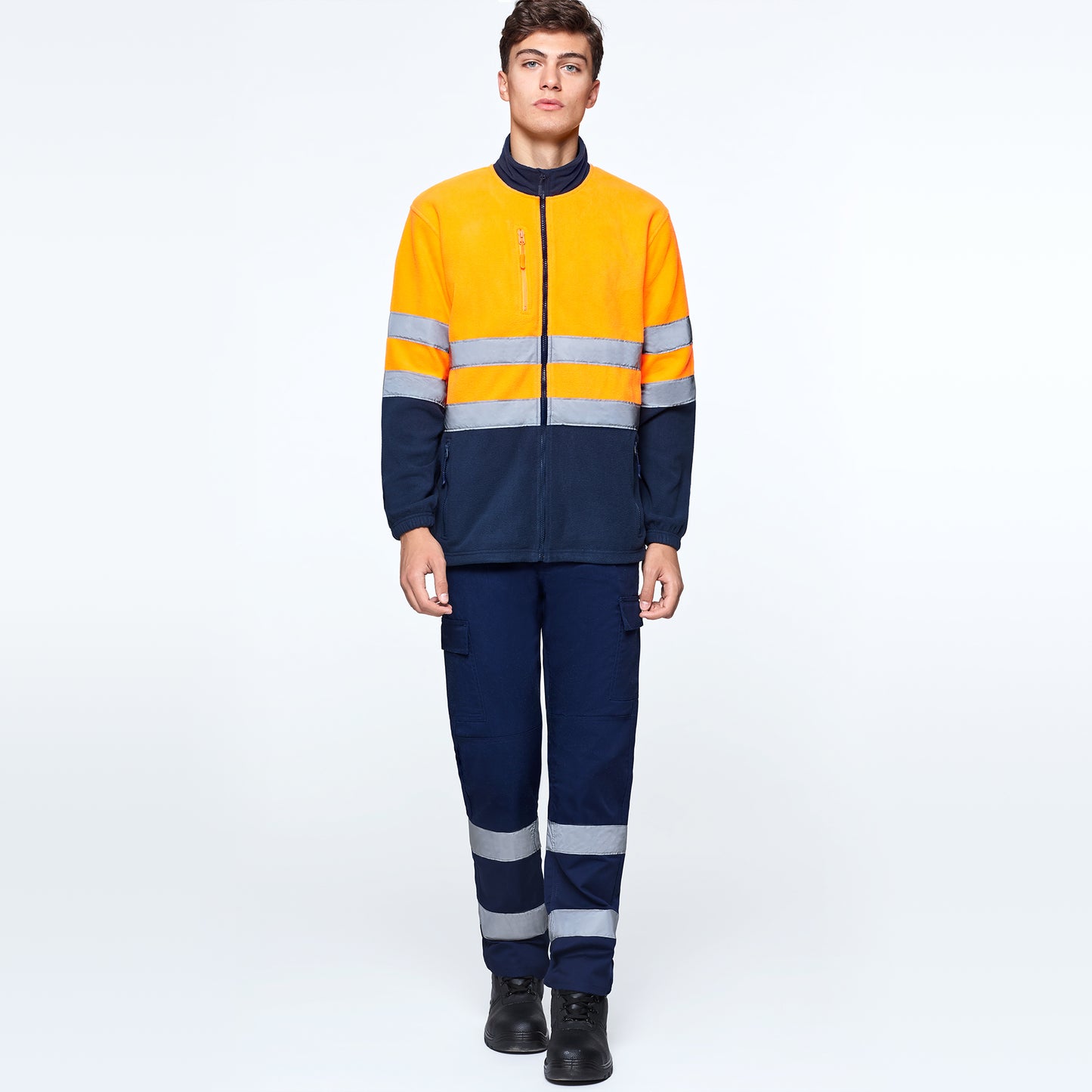 CHAQUETA POLAR NARANJA ALTA VISIBILIDAD ALTAIR