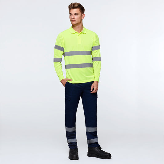 POLO ALTA VISIBILIDAD MANGA LARGA POLARIS L/S