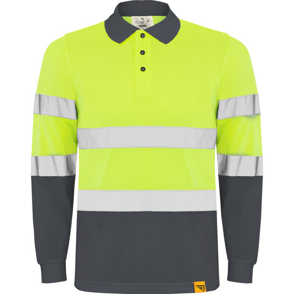 POLARIS L/S - PLOMO/AMARILLO FLUOR