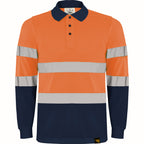 POLARIS L/S - MARINO/NARANJA FLUOR