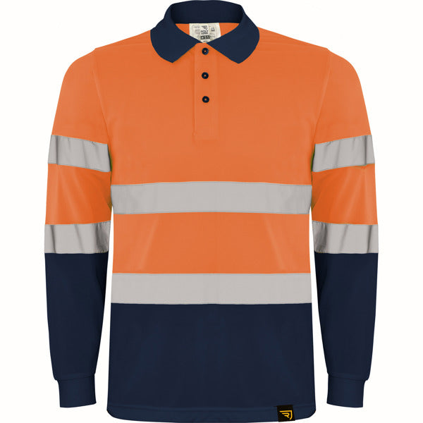 POLARIS L/S - MARINO/NARANJA FLUOR