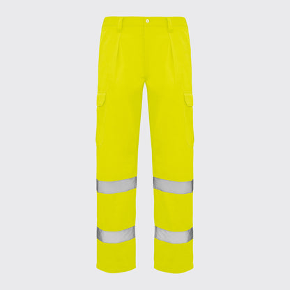 PANTALÓN DE ALTA VISIBILIDAD AMARILLO FLUOR ALFA