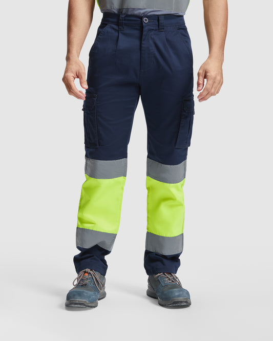 PANTALÓN ELÁSTICO ALTA VISIBILIDAD MULTIBOLSILLOS